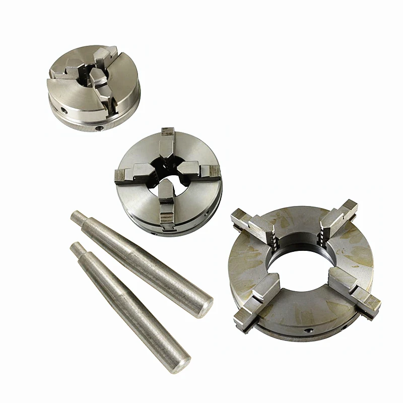 CNC Wood Lathe Chuck 3 Jaw 4 50/65/80/90mm Manual Self-centering for DIY Metal Router Engraver Tools Kit | Инструменты