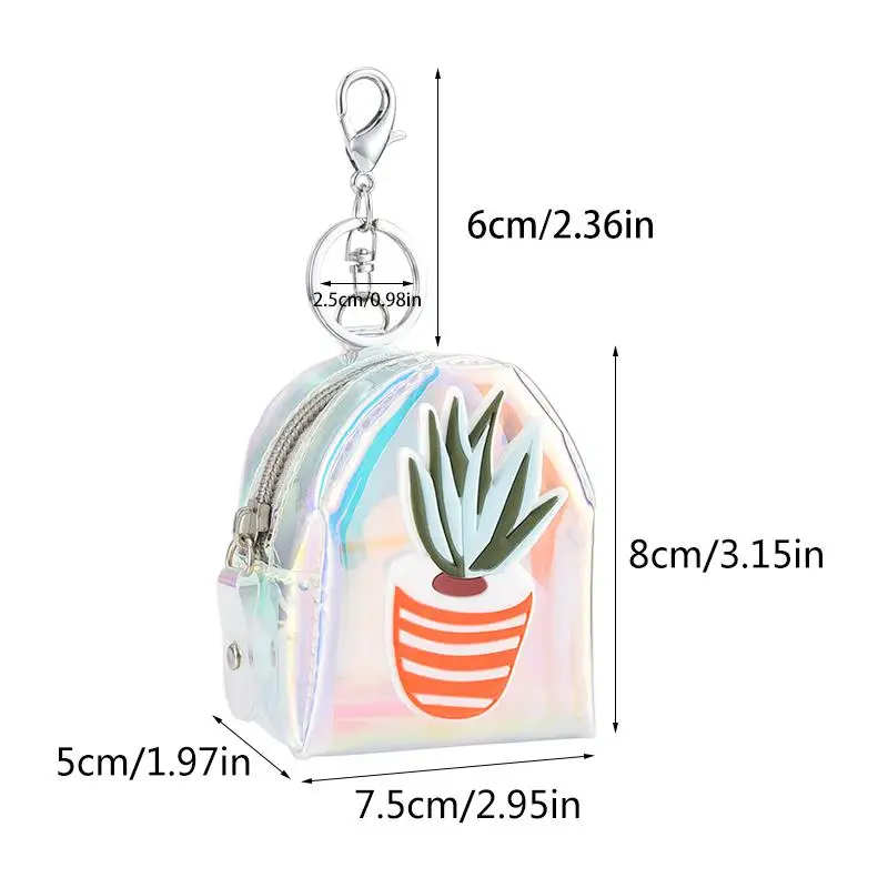 Laser Coin Wallet Mini Backpack Coin Bag Women Kids Coin Purse Girls Cactus Holder Bags Cute Key Headphone Money Hand Pouch
Laser Coin Wallet Mini Backpack Coin Bag Women Kids Coin Purse Girls Cactus Holder Bags Cute Key Headphone Money Hand Pouch