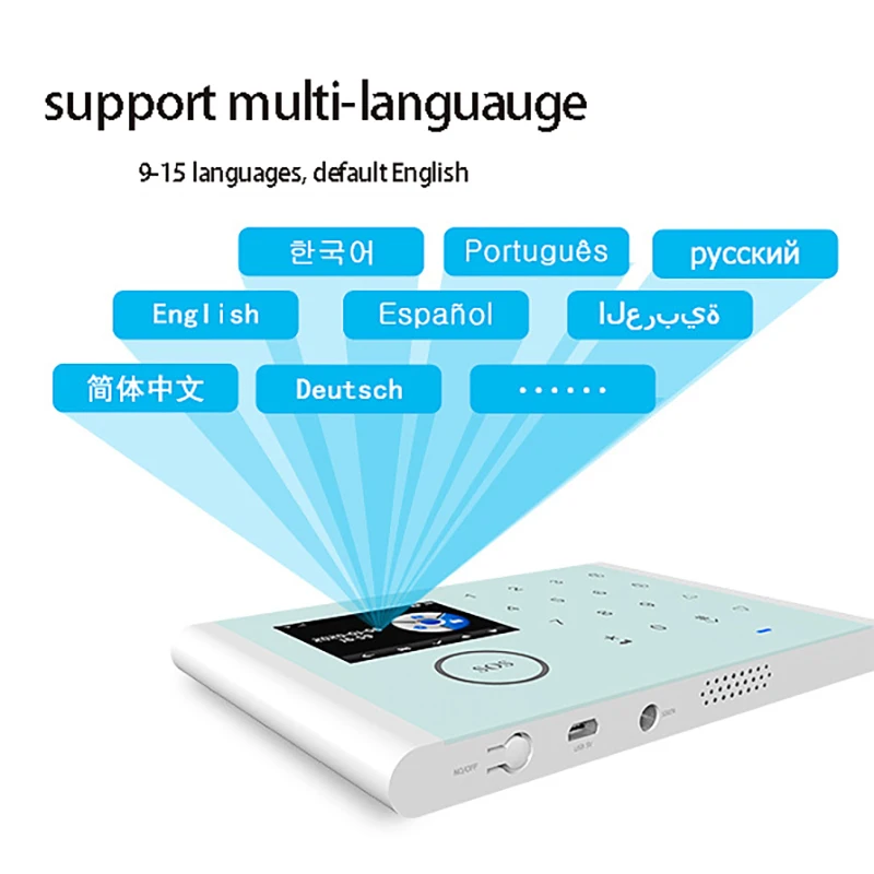 MOOL CS118 Alarm System TUYA Wifi GSM GPRS Multilingual ligent Voice Home Alarm System Set (10 Pcs)
MOOL CS118 Alarm System TUYA Wifi GSM GPRS Multilingual ligent Voice Home Alarm System Set (10 Pcs)