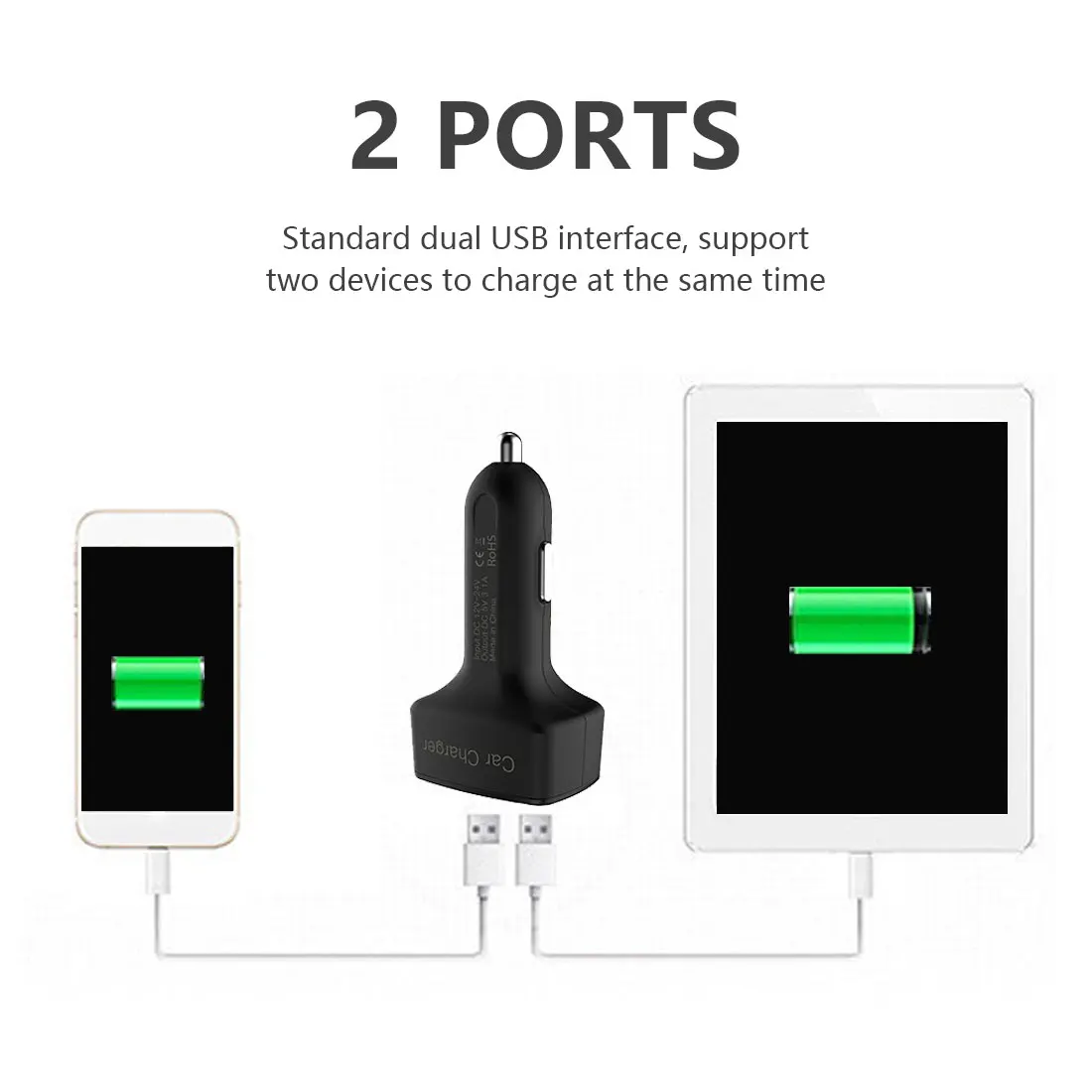 12-24V Car Charger Dual DC5V 3.1A USB With Voltage/Temperature/Current Meter Tester Adapter Digital Display 4in1 Phone Charger
12-24V Car Charger Dual DC5V 3.1A USB With Voltage/Temperature/Current Meter Tester Adapter Digital Display 4in1 Phone Charger