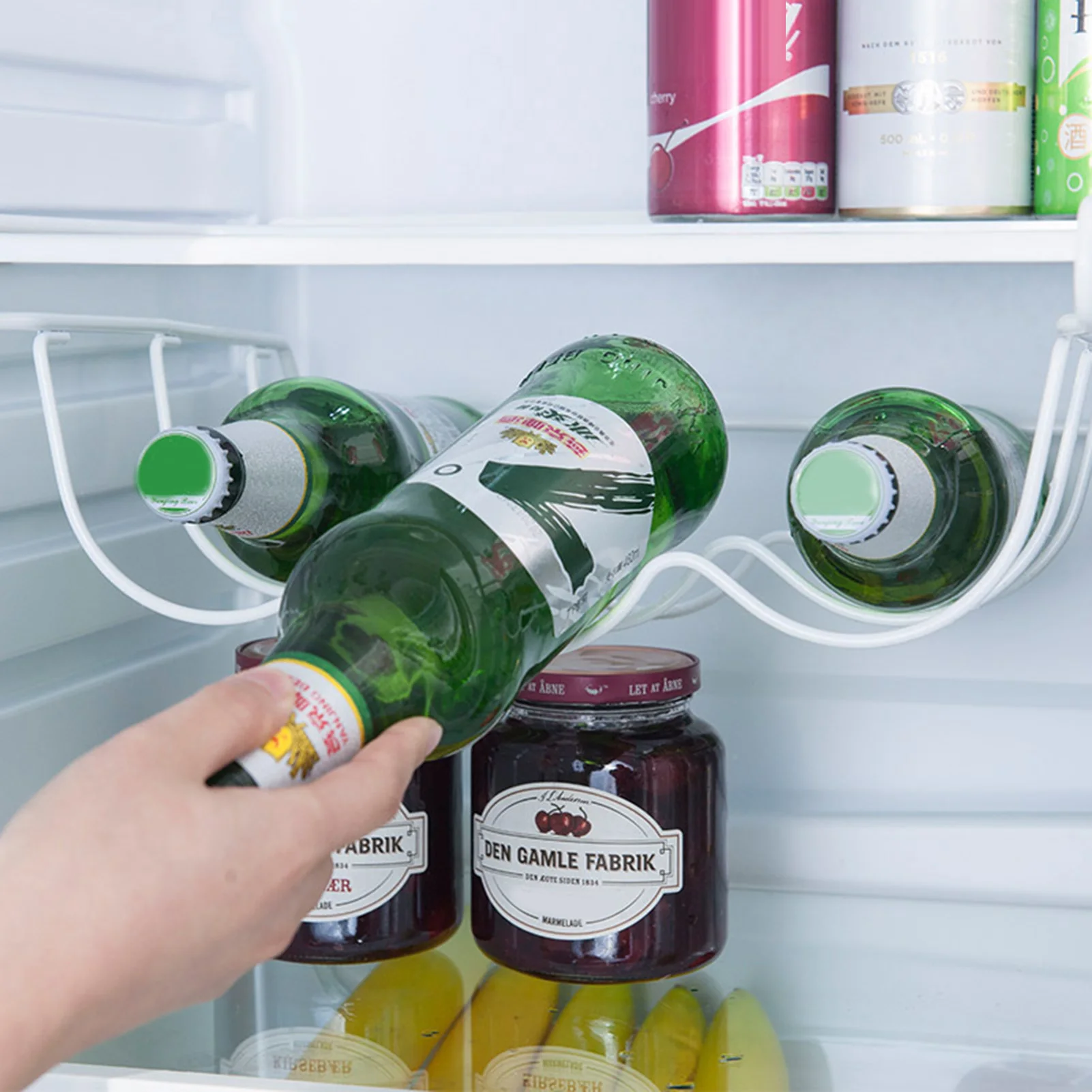 Fridge Organizer Kitchen Spacer Layer Convenience Storage Wine Rack Shelf Refrigerator Bottle Rack For Kitchen can CSV
Fridge Organizer Kitchen Spacer Layer Convenience Storage Wine Rack Shelf Refrigerator Bottle Rack For Kitchen can CSV