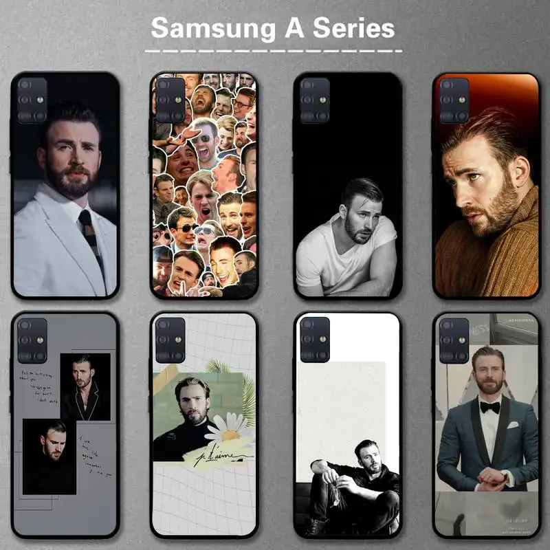 Chris Evans Phone Case for Samsung A01 A02 A12 A11 A31 A91 A80 A21 A21S A31 A32 A20E A7 2017 5G Cover
Chris Evans Phone Case for Samsung A01 A02 A12 A11 A31 A91 A80 A21 A21S A31 A32 A20E A7 2017 5G Cover