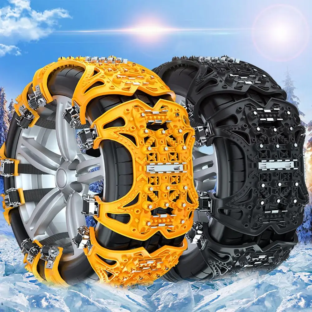 2022 New Rubber Steel Nails Car Snow Chain Adjustable Car Tire Anti-skid Chains Wheel Chain Winter Snow Mud Road Roadway Safety
2022 New Rubber Steel Nails Car Snow Chain Adjustable Car Tire Anti-skid Chains Wheel Chain Winter Snow Mud Road Roadway Safety