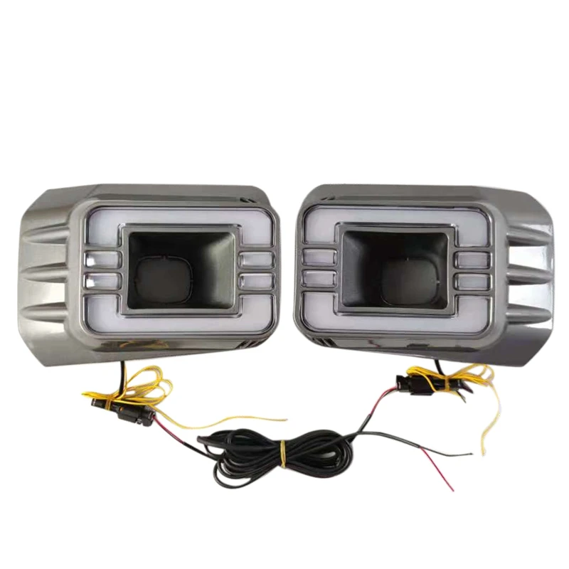 1 Pair Car LED Daytime Running Light Turn Yellow Signal Relay 12V DRL Daylight for Toyota Hilux Revo Rocco 2020 2021
1 Pair Car LED Daytime Running Light Turn Yellow Signal Relay 12V DRL Daylight for Toyota Hilux Revo Rocco 2020 2021