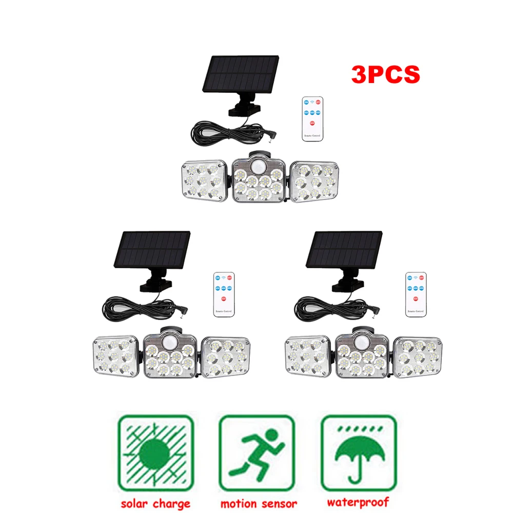 138 led seperable remote Garden Solar Light Outdoors Floodlight Solar Lamp PIR Motion Sensor Sunlight Street garden wall lightin
138 led seperable remote Garden Solar Light Outdoors Floodlight Solar Lamp PIR Motion Sensor Sunlight Street garden wall lightin