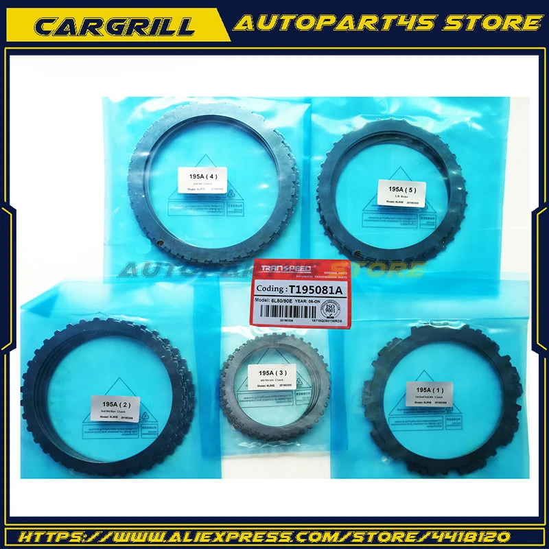 6L80E Auto Transmission Friction Kit Clutch Plates For BMW Hummer 2006-UP Car Accessories Transnation
6L80E Auto Transmission Friction Kit Clutch Plates For BMW Hummer 2006-UP Car Accessories Transnation