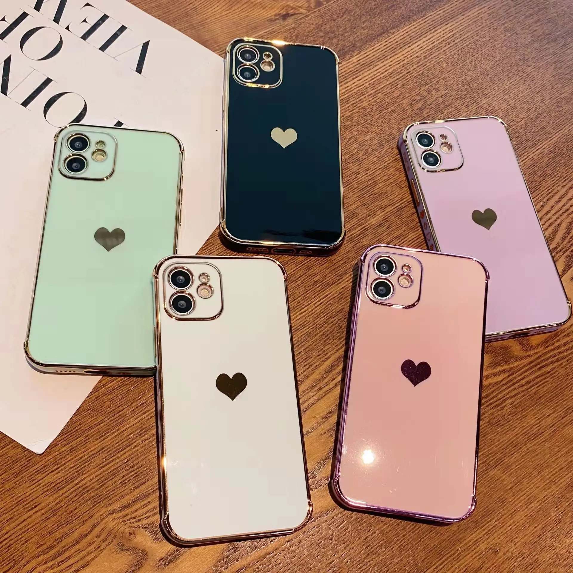 Sample Plating Love Phone Case cover For iPhone 12 13 11 Pro Max XR X XS Max 7 8 Plus Soft Silicone Camera Protective Back Cover
Sample Plating Love Phone Case cover For iPhone 12 13 11 Pro Max XR X XS Max 7 8 Plus Soft Silicone Camera Protective Back Cover