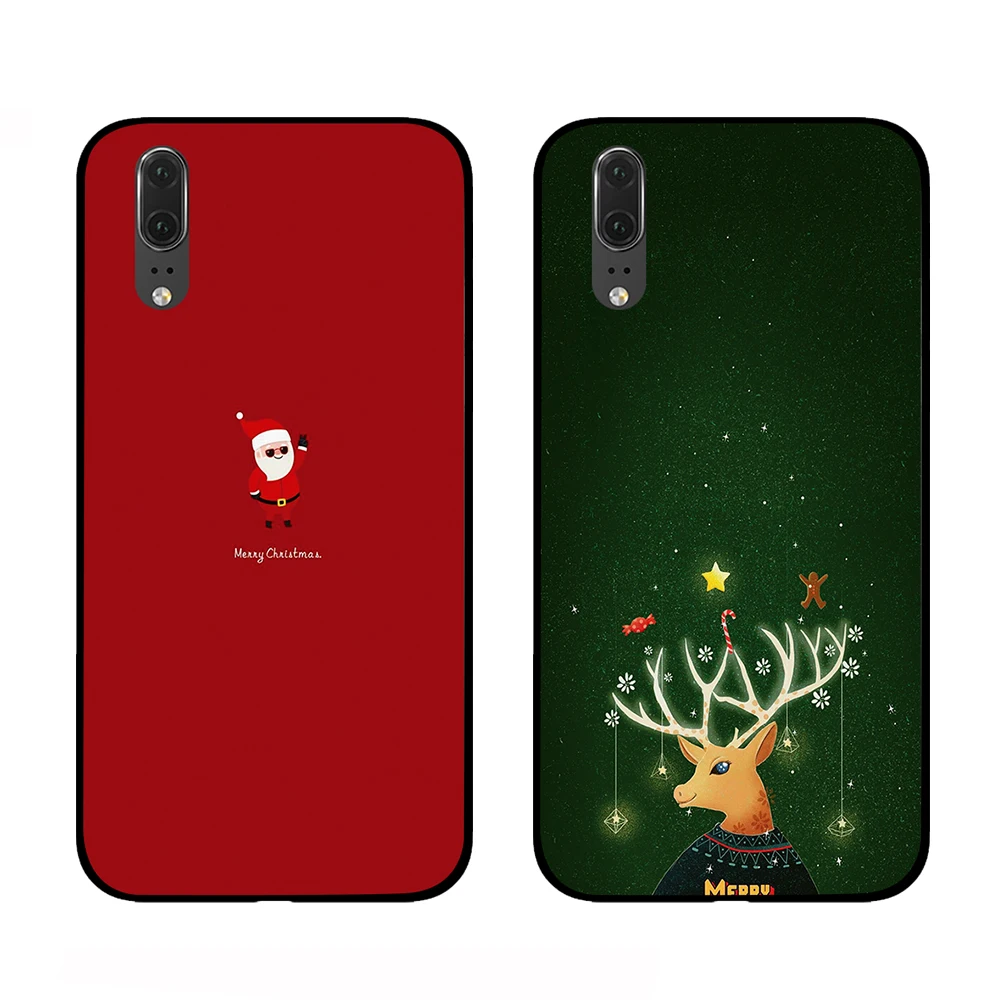 Рождественские постеры Роскошные Чехлы для huawei P30 P20 P10 mate 10 20 Pro Lite | Мобильные