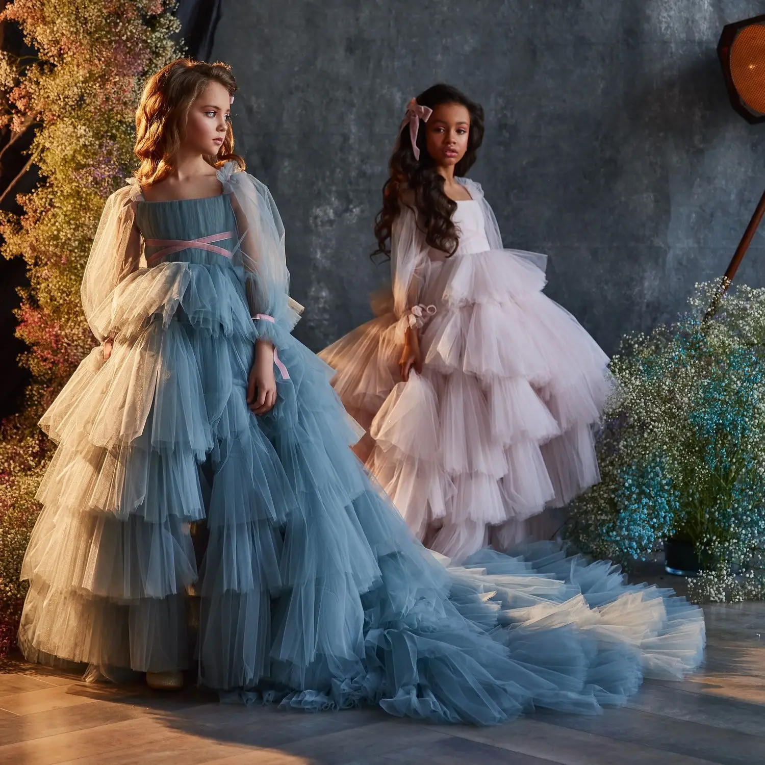 Роскошные платья для девочек с высоким и низким цветочным рисунком, свадебное платье для маленьких девочек, платье для дня рождения, платья ... 
Роскошные платья для девочек с высоким и низким цветочным рисунком, свадебное платье для маленьких девочек, платье для дня рождения, платья ...