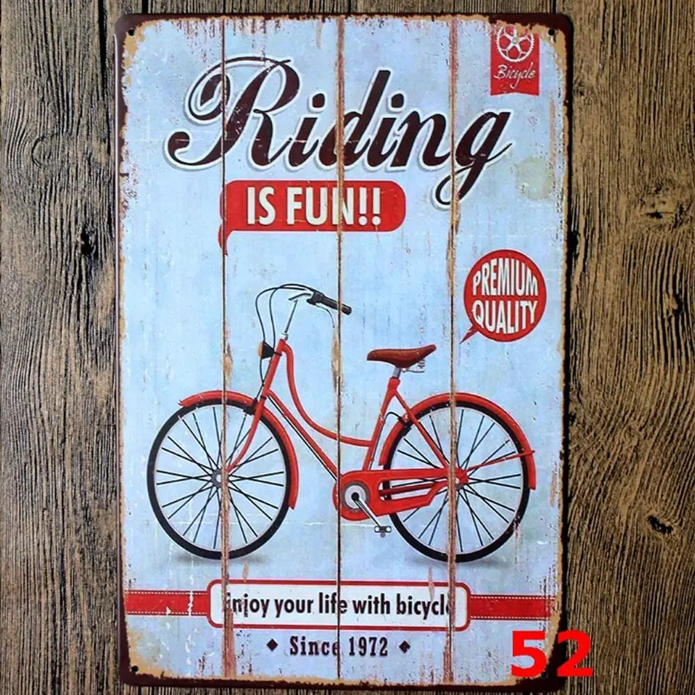 Original Retro Design Riding is Fun Tin Metal Signs Wall Art | Thick Tinplate Print Poster Wall Decoration 
Original Retro Design Riding is Fun Tin Metal Signs Wall Art | Thick Tinplate Print Poster Wall Decoration