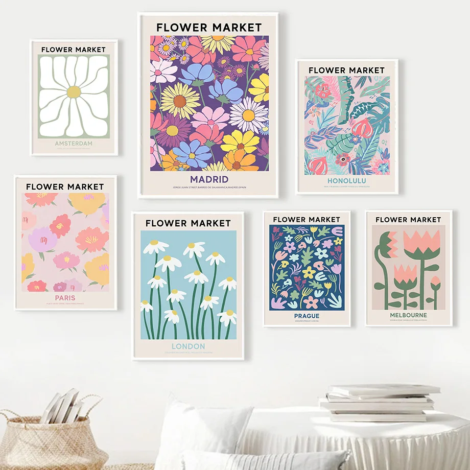 Flower Market Colorful Abstract Botanical Nordic Posters And Prints Wall Art Canvas Painting Wall Pictures For Living Room Decor
Flower Market Colorful Abstract Botanical Nordic Posters And Prints Wall Art Canvas Painting Wall Pictures For Living Room Decor