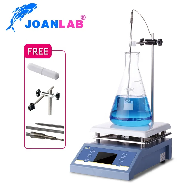 JOANLAB Digital Display Constant Temperature Heating Mixer 5L Agitator 0-2000rpm 600W With Temperature Sensing Probe
JOANLAB Digital Display Constant Temperature Heating Mixer 5L Agitator 0-2000rpm 600W With Temperature Sensing Probe