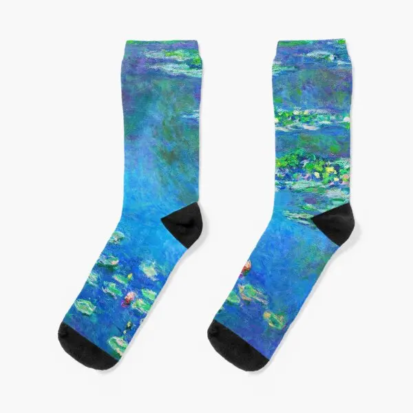 Claude Monet Water Lilies Color Enhanced Crew Socks Autumn Black Sports Short Funny Cartoon Cute Girls Comfortable Ladies
Claude Monet Water Lilies Color Enhanced Crew Socks Autumn Black Sports Short Funny Cartoon Cute Girls Comfortable Ladies