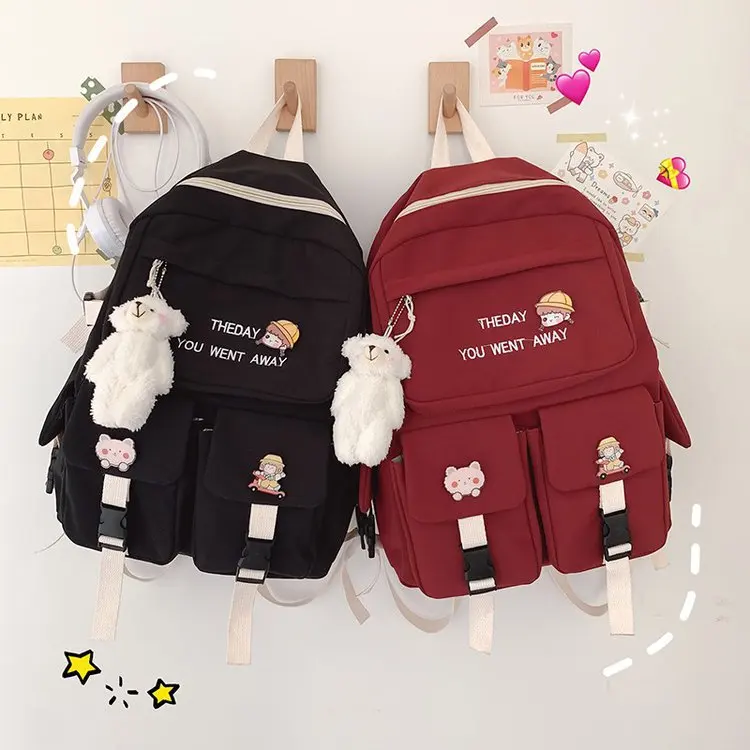 Japanese Style Backpack Women Preppy Large-capacity Waterproof Nylon School Bags For Teenage Girls Fashion Backpack Mochilas Bag
Japanese Style Backpack Women Preppy Large-capacity Waterproof Nylon School Bags For Teenage Girls Fashion Backpack Mochilas Bag