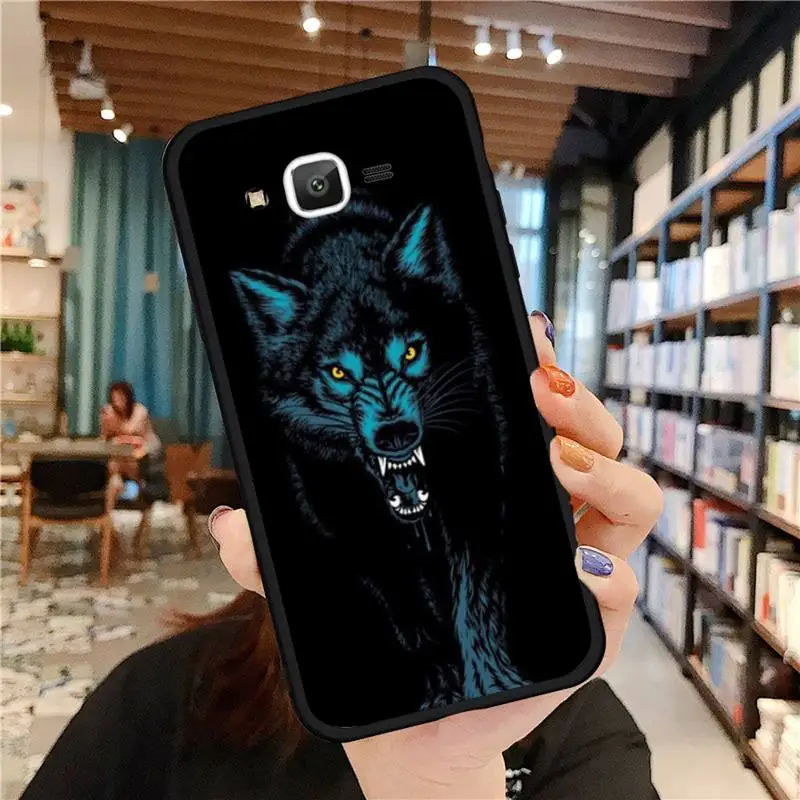 Чехол для телефона с изображением злого волка Samsung Galaxy J2 J4 J5 J6 J7 J8 2016 2017 2018 Prime Pro plus