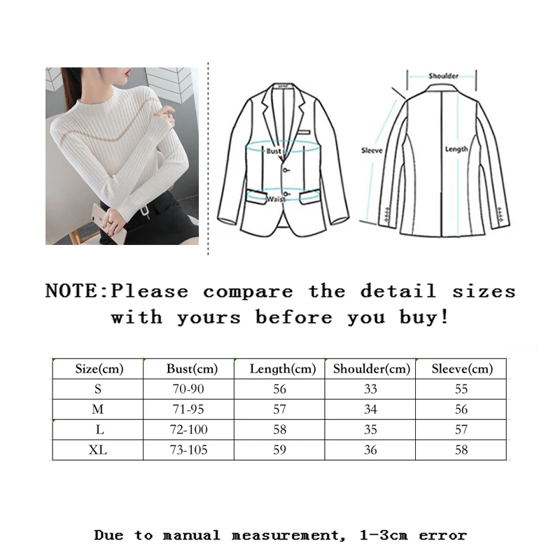 Vangull Half high collar Knitting Women Sweater Autumn 2020 Hollow Out Pullover Solid Slim Soft Warm Knitting Casual Sweater Top
Vangull Half high collar Knitting Women Sweater Autumn 2020 Hollow Out Pullover Solid Slim Soft Warm Knitting Casual Sweater Top