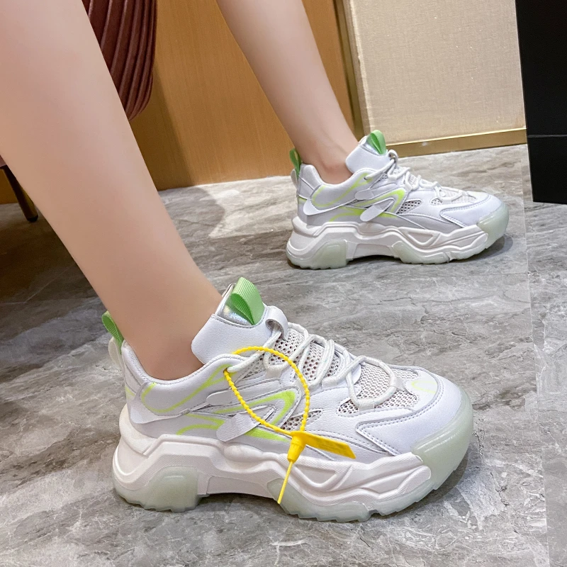 Chunky Sneakers Women Shoes Fashion Fluorescent Sport Trainers Casual Breathable Designer Platform Sneakers Women Zapatos Mujer
Chunky Sneakers Women Shoes Fashion Fluorescent Sport Trainers Casual Breathable Designer Platform Sneakers Women Zapatos Mujer