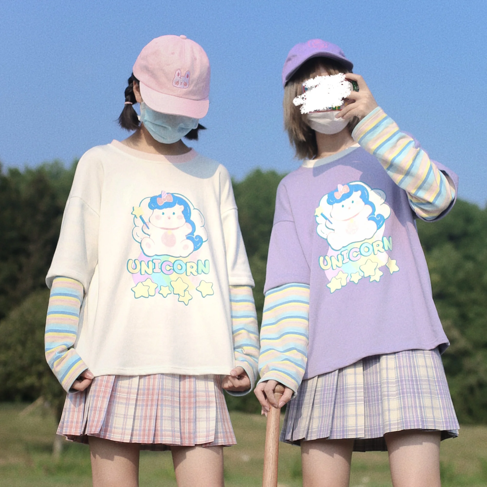 Early Autumn Japanese Girl T-shirt Sweet Cute Soft Sister Rainbow Stripes O-neck Long Sleeve Sweatshirt Women Tops
Early Autumn Japanese Girl T-shirt Sweet Cute Soft Sister Rainbow Stripes O-neck Long Sleeve Sweatshirt Women Tops