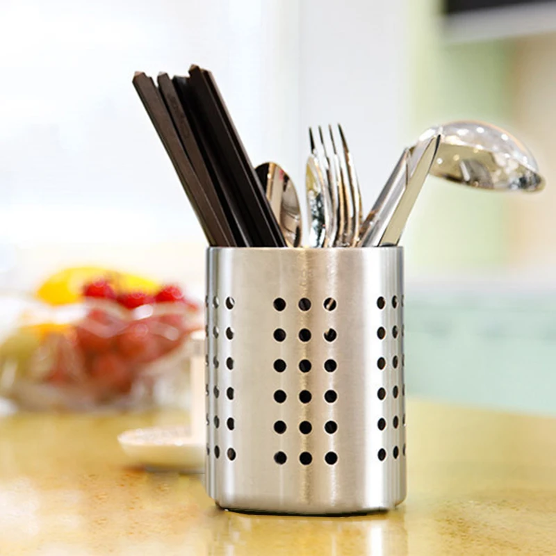 1Pc Stainless Steel Cutlery Holder Drainer Storage Spoon Chopsticks Organizer Rack Anti-rust Table Kitchenware Storage Tool
1Pc Stainless Steel Cutlery Holder Drainer Storage Spoon Chopsticks Organizer Rack Anti-rust Table Kitchenware Storage Tool