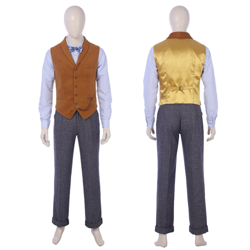 Fantastic Beasts Cosplay Costumes Newt Scamander Cosplay Costume Halloween Carnival Party Customized
Fantastic Beasts Cosplay Costumes Newt Scamander Cosplay Costume Halloween Carnival Party Customized