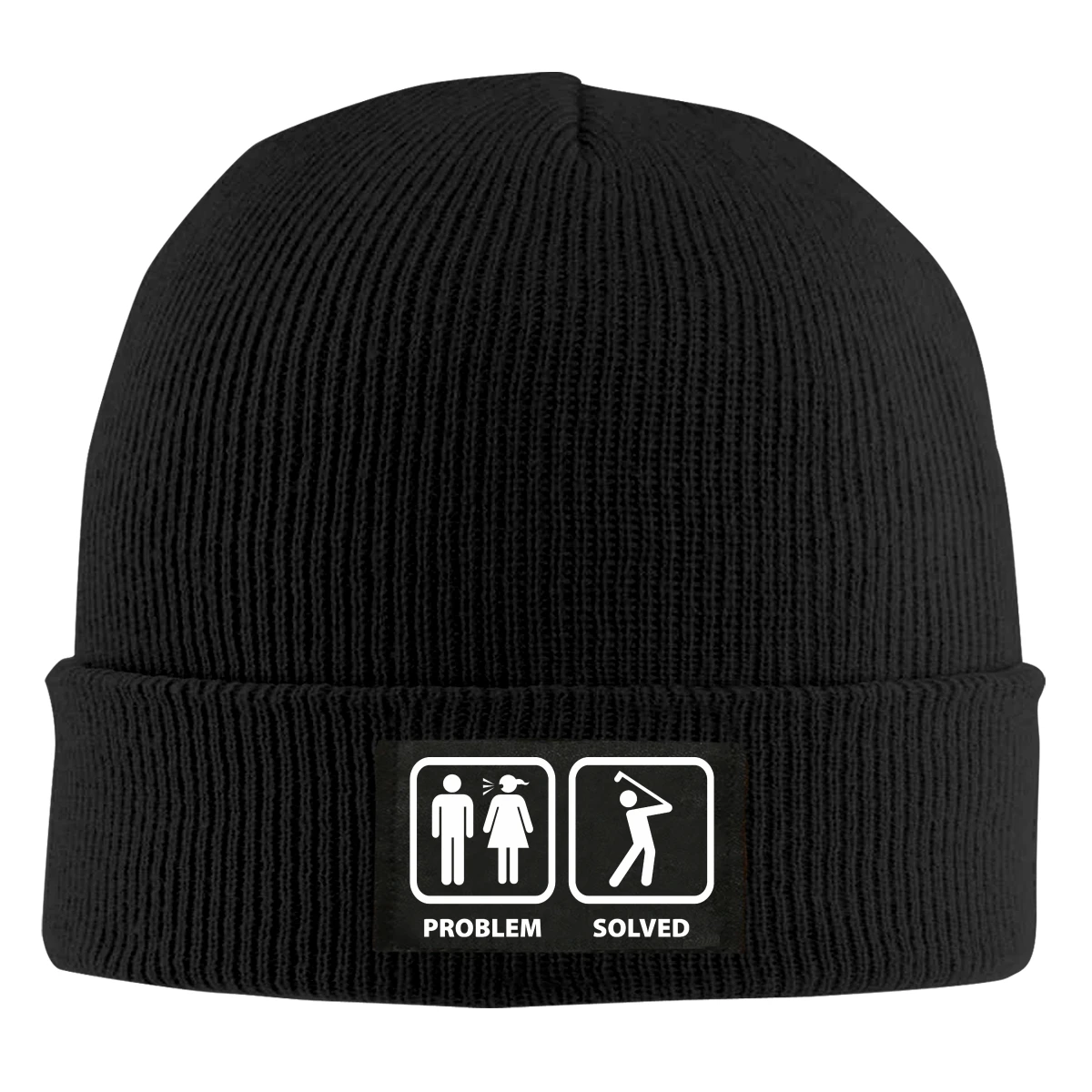 Problem Solved Golfing Beanie Hats For Men Women With Designs Winter Slouchy Knit Skull Cap
Problem Solved Golfing Beanie Hats For Men Women With Designs Winter Slouchy Knit Skull Cap