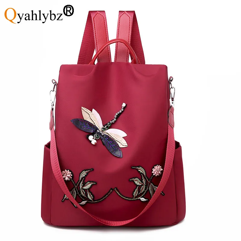 Qyahlybz female 2021 new 3D embroidery dragonfly national style oxford backpack outdoor large capacity travel shoulder bag
Qyahlybz female 2021 new 3D embroidery dragonfly national style oxford backpack outdoor large capacity travel shoulder bag