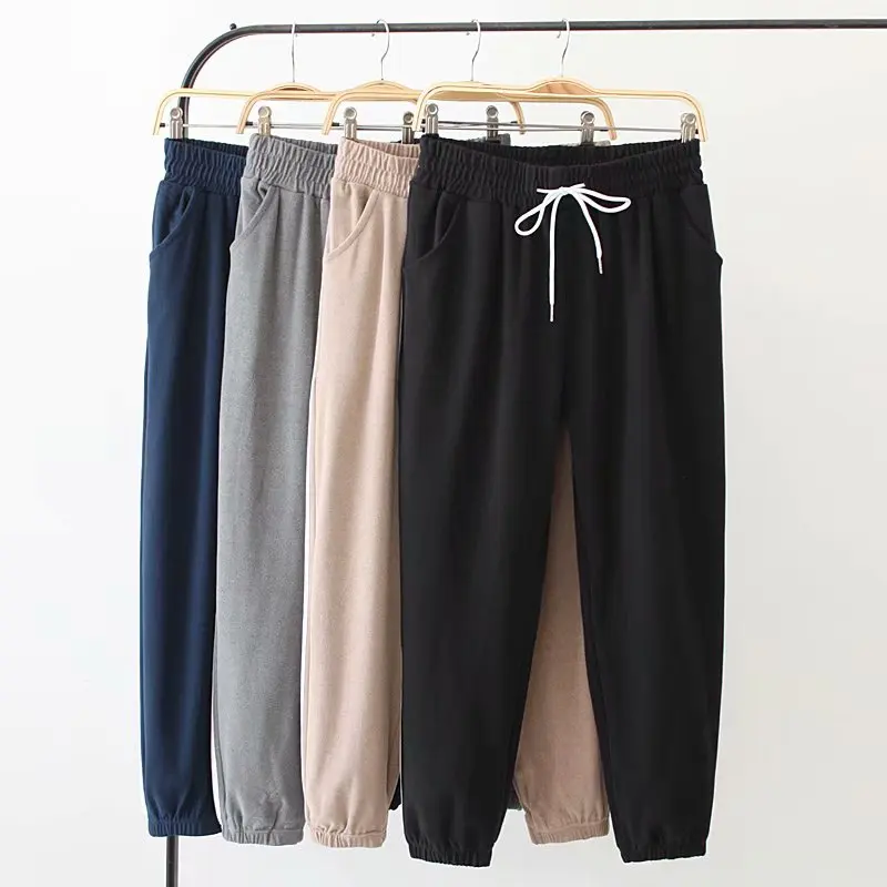 Spring Casual Ankle-Length Pants Woman Plus Size Loose Sports 2021 Summer New Harem Large Womens Clothing | Женская одежда