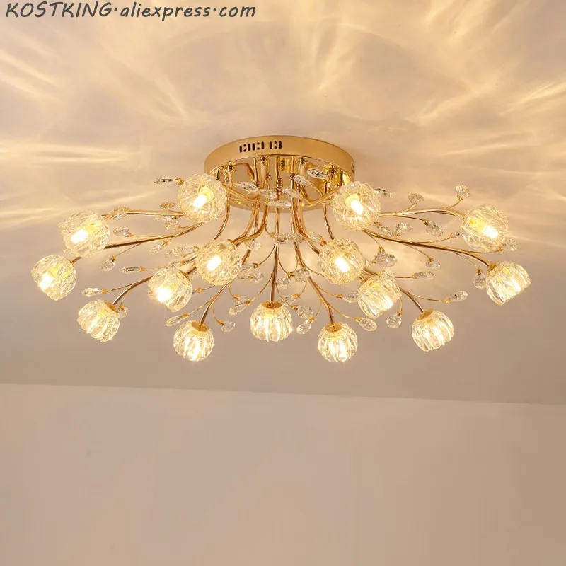 Modern Crystal Lustre Ceiling Lights E14 LED Plafonnier Ceiling Lamp For Bedroom Crystal Ceiling Lighting Nordic Lamps Home
Modern Crystal Lustre Ceiling Lights E14 LED Plafonnier Ceiling Lamp For Bedroom Crystal Ceiling Lighting Nordic Lamps Home