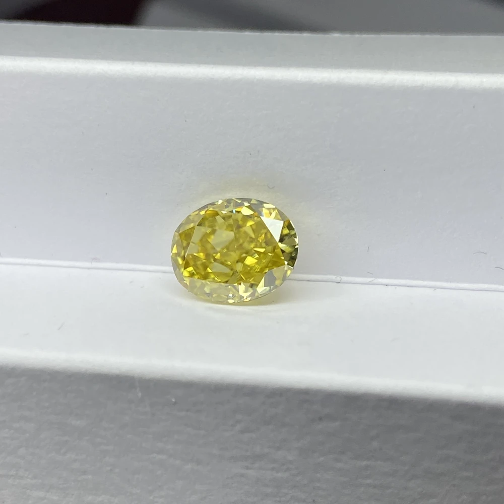 Meisidian Oval Iced Crushed 10x8mm 4 Carat Vivid Fancy Yellow Moissanite Loose Diamond Stone
Meisidian Oval Iced Crushed 10x8mm 4 Carat Vivid Fancy Yellow Moissanite Loose Diamond Stone