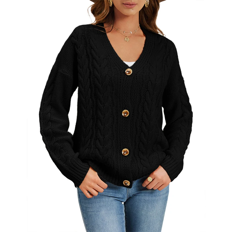 Fashion Solid Color V-neck Cardigan Women Long Sleeve Oversized Knit Sweaters Ladies Casual Loose Winter Knitwear Female Clothes
Fashion Solid Color V-neck Cardigan Women Long Sleeve Oversized Knit Sweaters Ladies Casual Loose Winter Knitwear Female Clothes