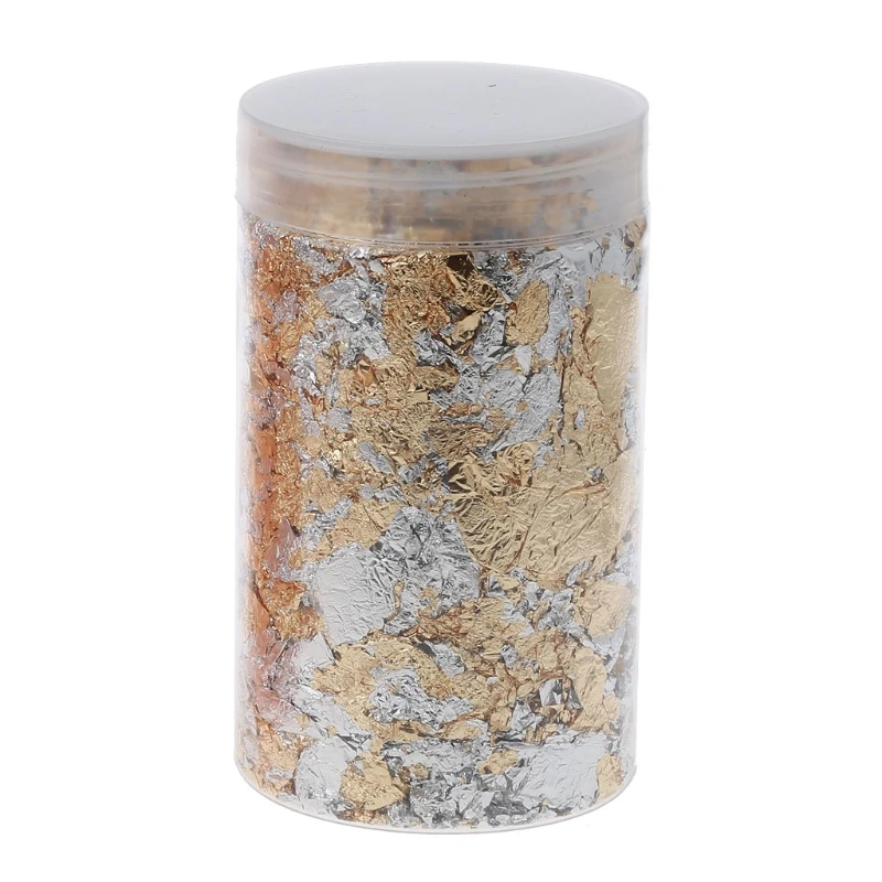 10g Gold Silver Gilding Flakes Metallic Foil Flake Glitters Resin Fillings Craft A2UA
10g Gold Silver Gilding Flakes Metallic Foil Flake Glitters Resin Fillings Craft A2UA