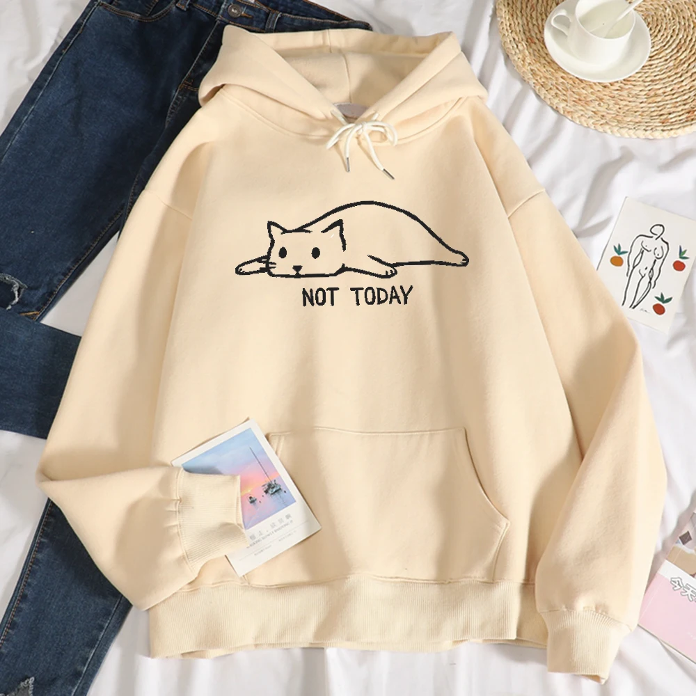 Толстовка Женская с принтом ленивого черного кота и надписью Not Today
Толстовка Женская с принтом ленивого черного кота и надписью Not Today