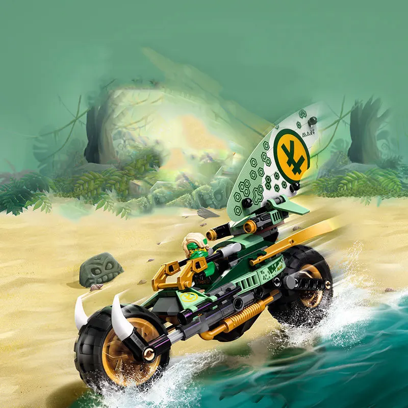 206pcs Jungle Chopper Bike Bricks Compatible with Lepining Ninja Series 71745 Building Block Toys for Children Christmas Gifts
206pcs Jungle Chopper Bike Bricks Compatible with Lepining Ninja Series 71745 Building Block Toys for Children Christmas Gifts