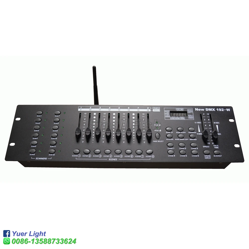 High Quality 2.4G Wireless DMX Controller 192-W Console For LED Par Moving Head Spotlights DJ Controlle Disco Stage Lighting | Лампы и