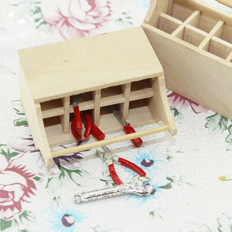 1/12 Scale Miniature Doll house Wooden Toolkit Toolbox Furniture Toy Set Life Scenes Dolls Accessories Decor Model Toys
1/12 Scale Miniature Doll house Wooden Toolkit Toolbox Furniture Toy Set Life Scenes Dolls Accessories Decor Model Toys