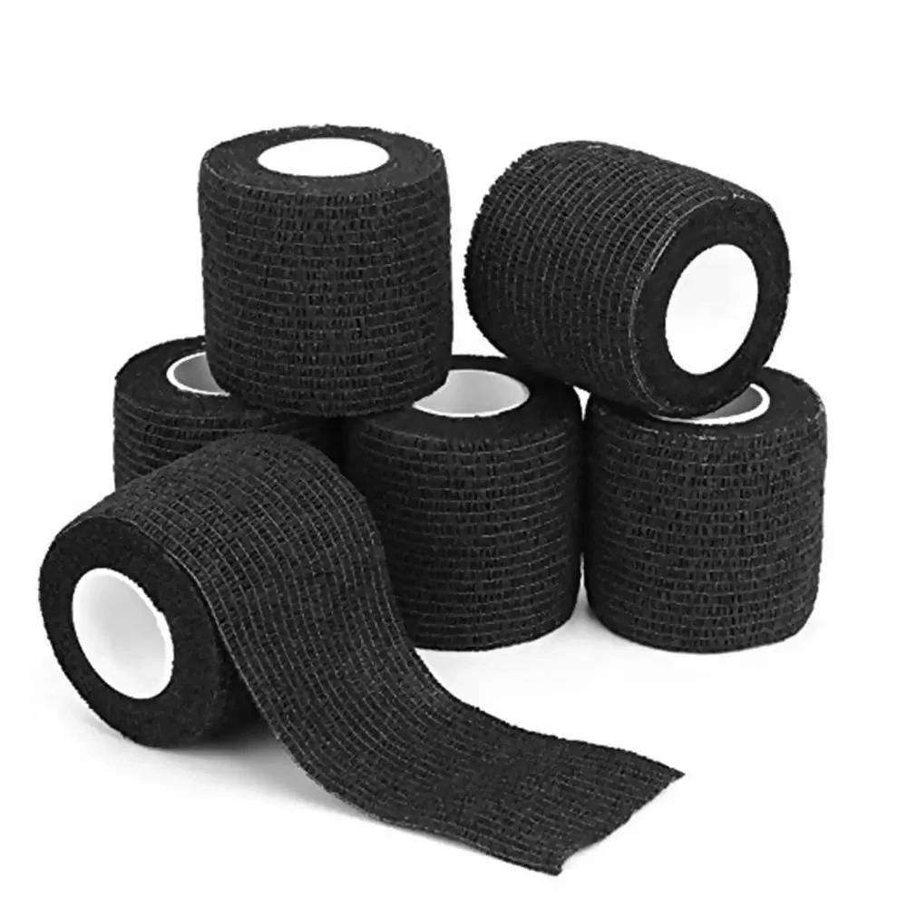 Tattoo Grip Tape Wrap 6/8/12/24 Black Disposable Cohesive Elastic Bandage Rolls for Tattoo Machine Grip Tube Tattoo Accessories
Tattoo Grip Tape Wrap 6/8/12/24 Black Disposable Cohesive Elastic Bandage Rolls for Tattoo Machine Grip Tube Tattoo Accessories