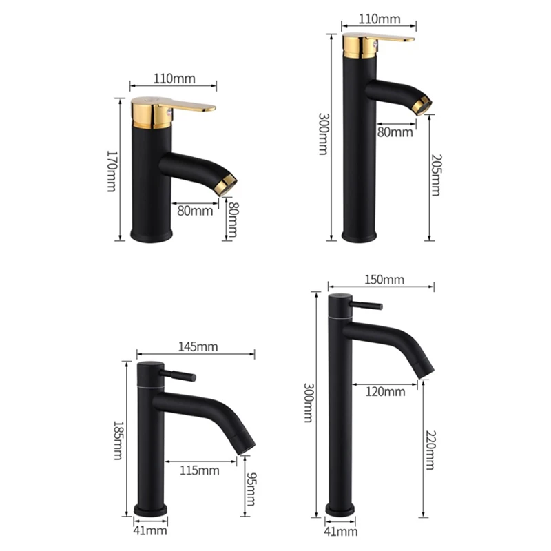 Black Faucet Stainless Steel Paint Faucet Bathroom Basin Faucet Black Single Hole Hot And Cold Mixing Faucet Sink Faucet
Black Faucet Stainless Steel Paint Faucet Bathroom Basin Faucet Black Single Hole Hot And Cold Mixing Faucet Sink Faucet