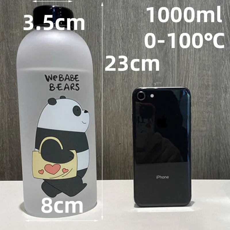 1000ml kungfu Panda Transparent Plastic Bottle Cartoon Frosted water Bottles Leak-proof Drinkware Cute Student Girl Gift Cup
1000ml kungfu Panda Transparent Plastic Bottle Cartoon Frosted water Bottles Leak-proof Drinkware Cute Student Girl Gift Cup