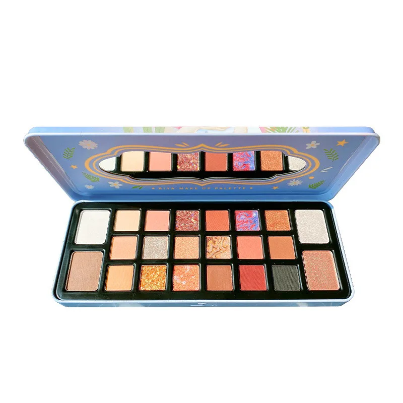 18 Colors Eyeshadow Box Multi-Color Mashed Potatoes Pearly Matte Girl Tin Box Eyeshadow Tray
18 Colors Eyeshadow Box Multi-Color Mashed Potatoes Pearly Matte Girl Tin Box Eyeshadow Tray