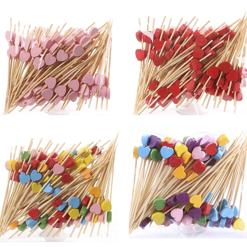 100PCS 9CM Cocktail Sticks Bamboo Decorative Toothpicks Cute Fruit Skewers For Kids Disposable Buffet Party Tableware Supply
100PCS 9CM Cocktail Sticks Bamboo Decorative Toothpicks Cute Fruit Skewers For Kids Disposable Buffet Party Tableware Supply
