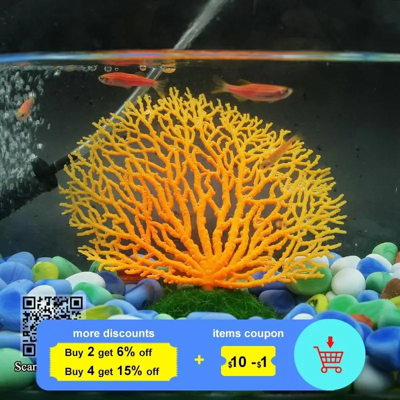 Fish Tank Aquarium Accessories Silicone Aquarium Artificial Coral Plants for fish tank coral reef Aquarium Water Decoration
Fish Tank Aquarium Accessories Silicone Aquarium Artificial Coral Plants for fish tank coral reef Aquarium Water Decoration
