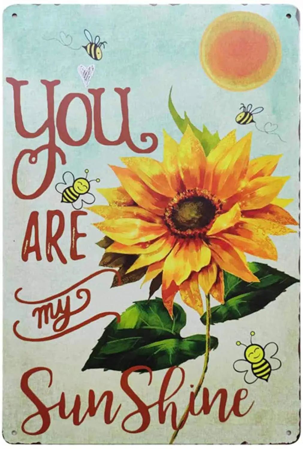 Винтажный металлический деревенский настенный Декор You are My Sunshine для гостиной, спальни, ванной комнаты 8x12 дюймов
Винтажный металлический деревенский настенный Декор You are My Sunshine для гостиной, спальни, ванной комнаты 8x12 дюймов