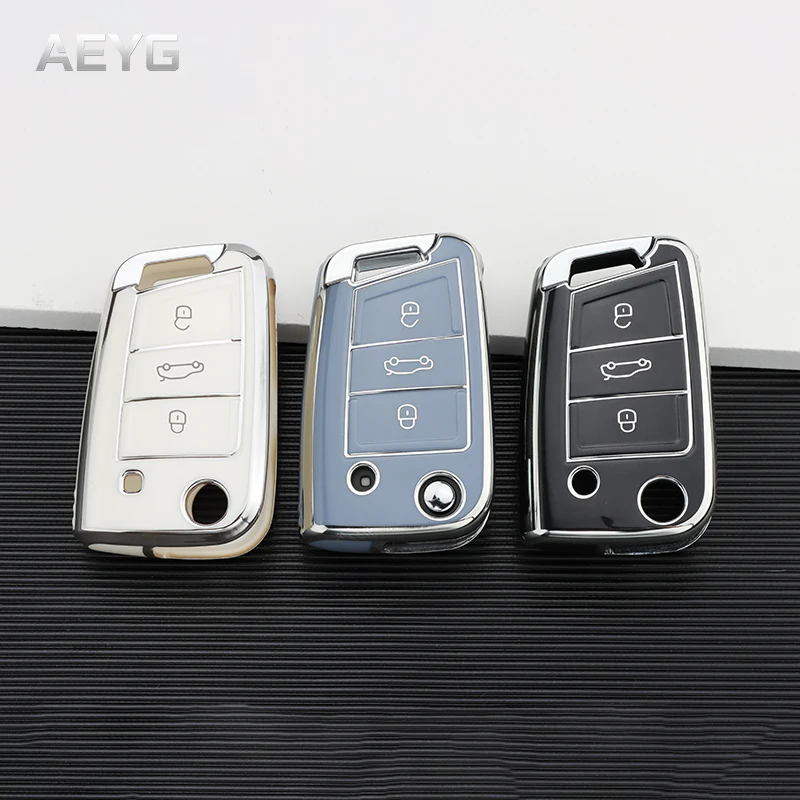 TPU+Plating Car Key Case Cover Shell For VW Volkswagen Golf 7 MK7 Tiguan MK2 For SEAT Ateca Leon FR 2 Ibiza For Skoda Octavia A7
TPU+Plating Car Key Case Cover Shell For VW Volkswagen Golf 7 MK7 Tiguan MK2 For SEAT Ateca Leon FR 2 Ibiza For Skoda Octavia A7