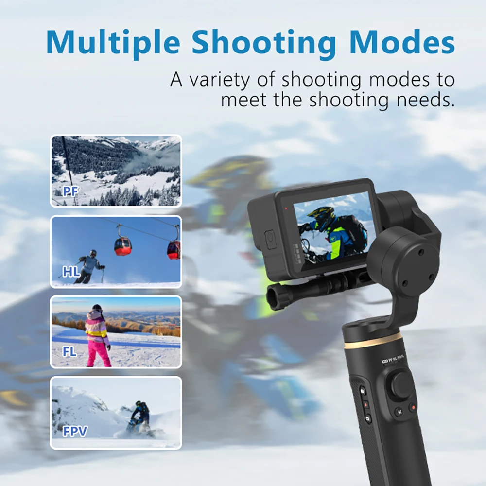 INKEE FALCON Handheld 3-Axis Action Camera Gimbal Stabilizer Wireless Control for OSMO Insta360 GoPro Hero 9/8/7/6/5
INKEE FALCON Handheld 3-Axis Action Camera Gimbal Stabilizer Wireless Control for OSMO Insta360 GoPro Hero 9/8/7/6/5