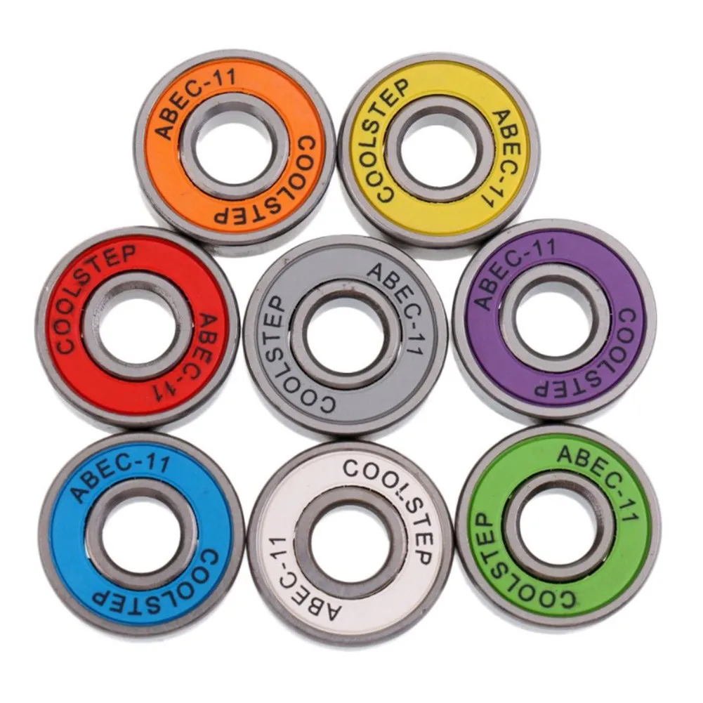 Four-Wheel Skateboard Bearing S608 ABEC-11 Nylon Cage Silent Color Bearing Carbon Steel High Speed Scooter Skateboard Parts
Four-Wheel Skateboard Bearing S608 ABEC-11 Nylon Cage Silent Color Bearing Carbon Steel High Speed Scooter Skateboard Parts