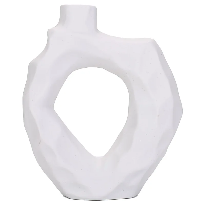 Fashion White Ceramic Vase Simple Dining Table Living Room Decorations Home Furnishings Dried Flowers Flower Arrangement
Fashion White Ceramic Vase Simple Dining Table Living Room Decorations Home Furnishings Dried Flowers Flower Arrangement