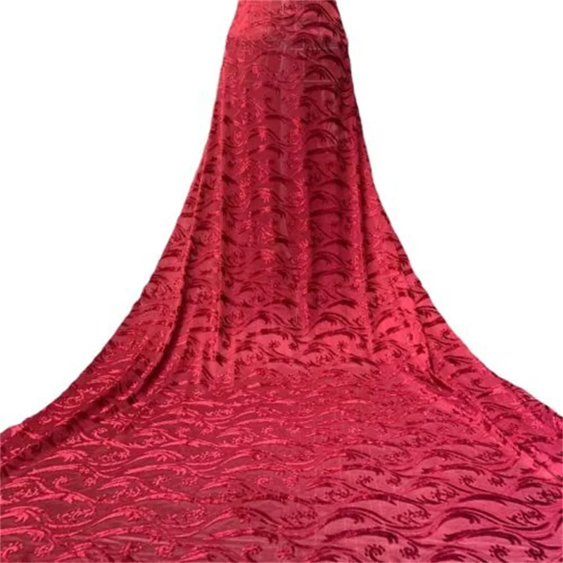 African Lace Fabric 2021 Red High Quality Velvet French Lace Fabric Sewing Nigerian Lace Fabrics For Wedding Dress
African Lace Fabric 2021 Red High Quality Velvet French Lace Fabric Sewing Nigerian Lace Fabrics For Wedding Dress