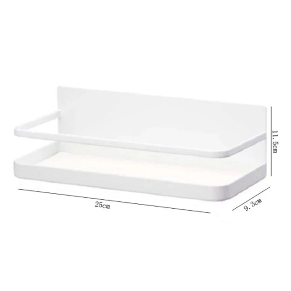 Magnetic Spice Rack Single-layer Refrigerator Spice Storage Rack Side Wall Rack Easy to Install On One Side Of the Refrigerator 
Magnetic Spice Rack Single-layer Refrigerator Spice Storage Rack Side Wall Rack Easy to Install On One Side Of the Refrigerator
