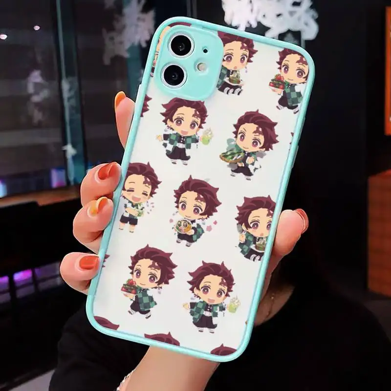 Demon Slayer Phone Cases Matte transparent For blue iPhone 12 Mini 11 Pro XR XS Max 7 8 Plus X Back Cover
Demon Slayer Phone Cases Matte transparent For blue iPhone 12 Mini 11 Pro XR XS Max 7 8 Plus X Back Cover