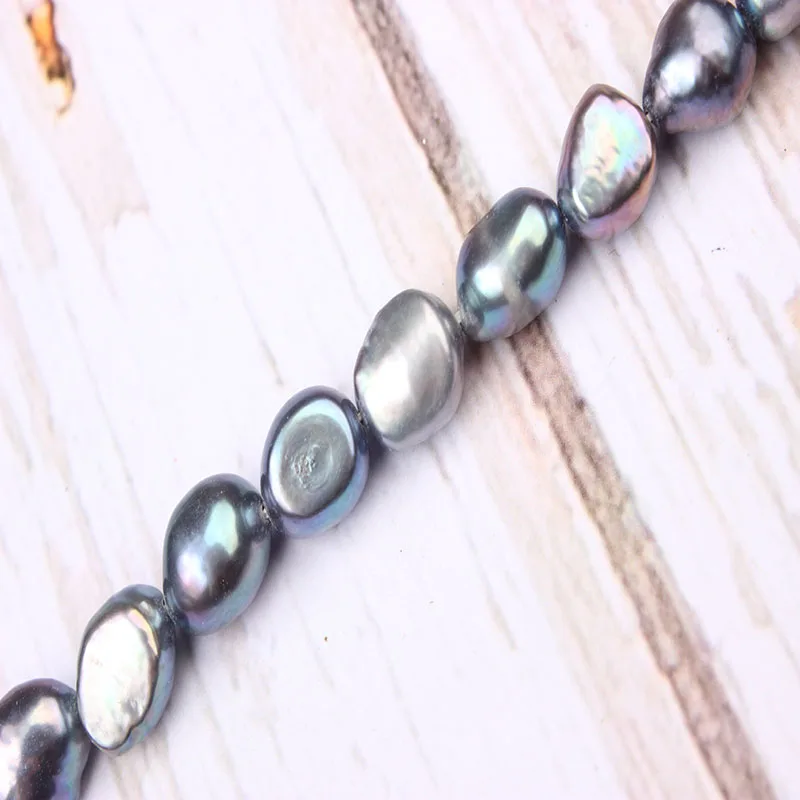 9X10MM Natural Irregular Freshwater Pearl Elegant Bracelet Necklace Black Pearls for Jewelry Diy Handmade Making Accessories
9X10MM Natural Irregular Freshwater Pearl Elegant Bracelet Necklace Black Pearls for Jewelry Diy Handmade Making Accessories